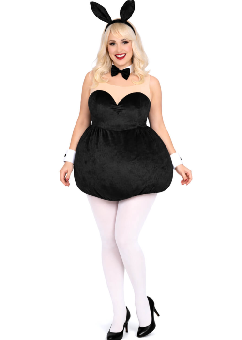 Disfraz de Conejita Playboy Gorda Mujer - Disfraces Despedidas de Soltera