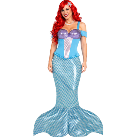Disfraz De Sirena Azul Mujer - Disfraces La Sirenita - Disfraces de La Sirenita para Mujer