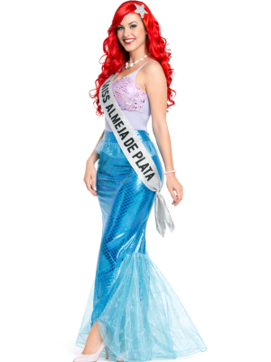 Disfraz De Sirena con Banda Mujer - Disfraces Despedidas De Soltera