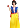 Disfraz De Blancanieves Largo Mujer - Disfraces Princesas Disney - Disfraces de Princesa de las Nieves adultos