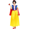 Disfraz De Blancanieves Largo Mujer - Disfraces Princesas Disney - Disfraces de Princesa de las Nieves adultos