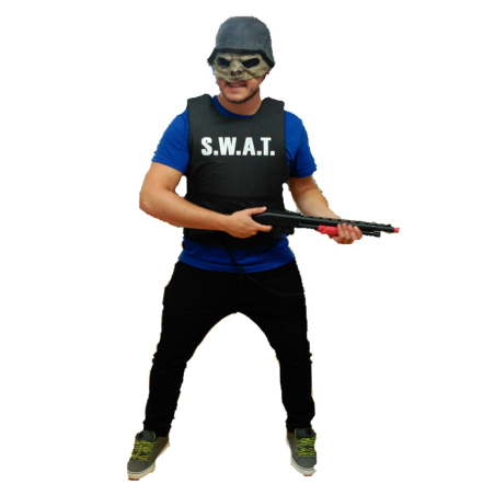 Disfraz Zombie de Swat - Disfraces de Zombies para Hombres
