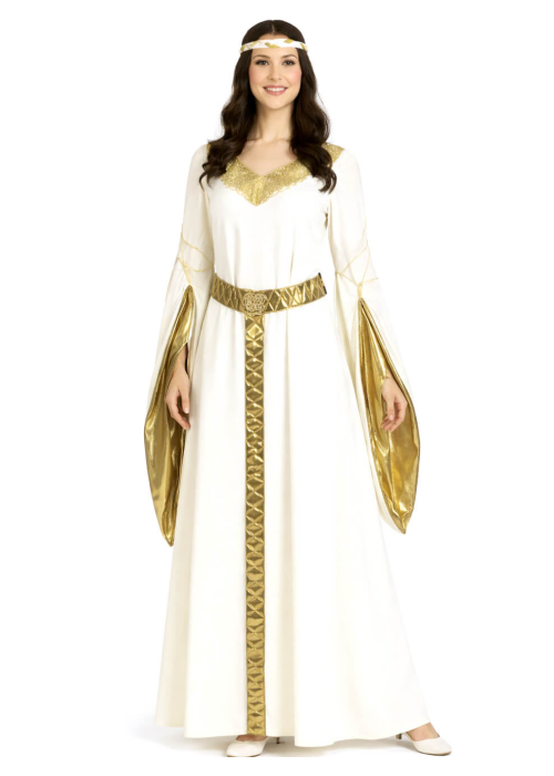 El Vestit De La Reina Medieval Blau