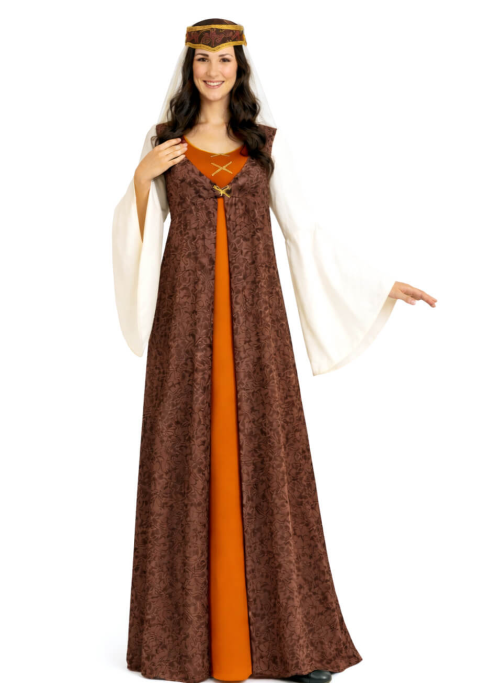 El Vestit De La Reina Medieval Blau