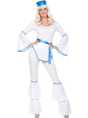 ⭐ Disfraz de Disco blanco mujer - Disfraces de Abba para adultos