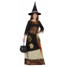 Disfraz de Bruja Marron con Parches Niña - Disfraces de Brujas y Hechiceros para Niñas