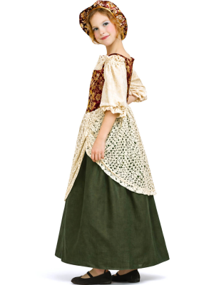 Disfraz De Cantinera Verde Infantil