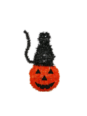 Silueta de Gato Negro en Calabaza - HALLOWEEN