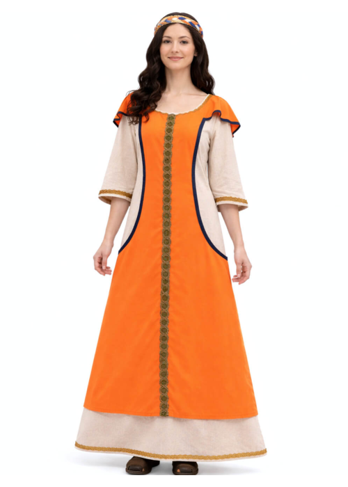 El Vestit De La Reina Medieval Blau