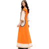 Disfraz De Dama Medieval Naranja- Disfraces Medievales - Disfraces Medievales para Mujer