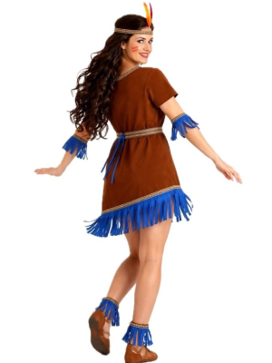 Comprar Disfraz de India Azul - Disfraces de Indios Adultos