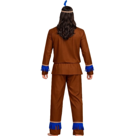 Disfraz De Indio Azul Hombre - Disfraces de Indios - Disfraces de Indios Adultos