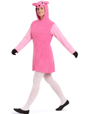 Disfraz De Cerdita Vestido Mujer - Cine, Dibujos y Cuentos