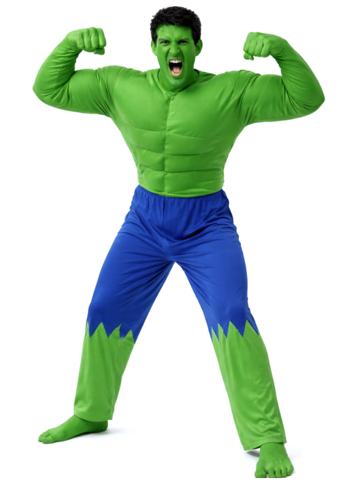 Disfraz De Hulk Musculoso Hombre - Disfraces de SuperHeroes