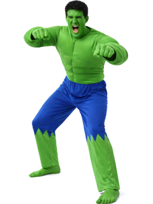 Disfraz De Hulk Musculoso Hombre - Disfraces de SuperHeroes