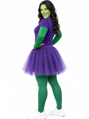 Disfraz De Heroina Verde Mujer - Disfraces de SuperHeroes