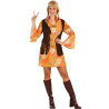 Disfraz De Hippie Naranja Mujer - Disfraces Años 60-70 (Hippies) - Disfraces años 60-70 Hippies