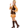 Disfraz De Hippie Naranja Mujer - Disfraces Años 60-70 (Hippies) - Disfraces años 60-70 Hippies