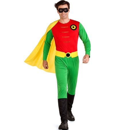 Disfraz De R Heroe Boy Hombre - Disfraces de Superheroes - Disfraces de Batman y Robin para Adulto