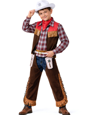 Disfraz De Vaquero Cuadros Infantil - Disfraces de Vaqueros - Disfraces del Vaqueros Infantiles