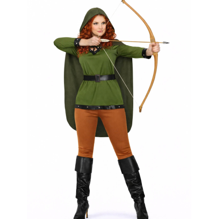 Disfraz De Arquera Verde