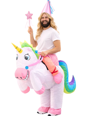 Disfraz De Unicornio Hinchable para Hombre - Disfraces Despedidas de Soltero - Disfraces despedida Soltero - Los mas vendidos