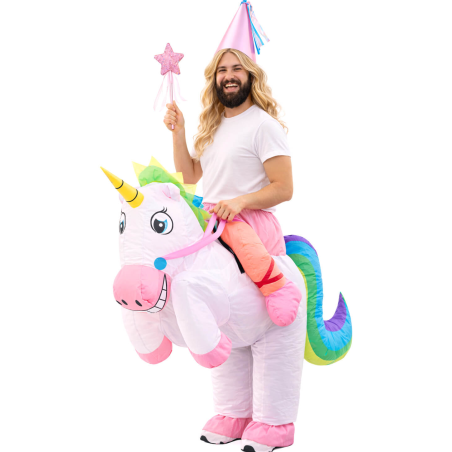 Disfraz De Unicornio Hinchable para Hombre - Disfraces Despedidas de Soltero - Disfraces despedida Soltero - Los mas vendidos