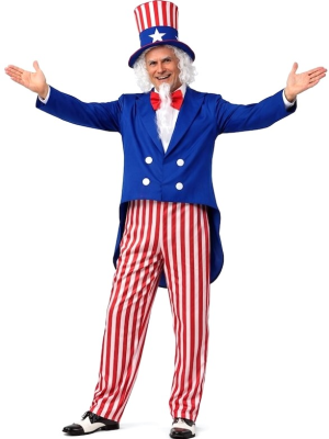 Disfraz De Tio Sam Adulto - Disfraces de Politicos y Famosos - Disfraces de Hombre