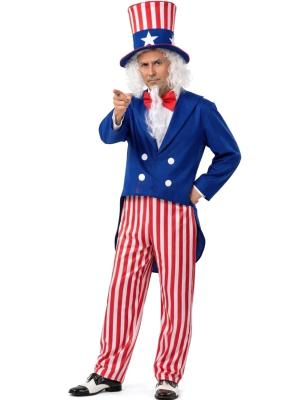 Disfraz De Tio Sam Adulto - Disfraces de Politicos y Famosos - Disfraces de Hombre
