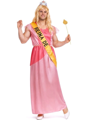 Disfraz De Princesa Rosa Miss Hombre - Disfraces de Princesas y Principes