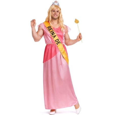 Disfraz De Princesa Rosa Miss Hombre - Disfraces de Princesas y Principes