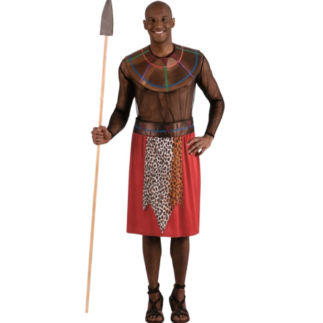 Disfraz De Massai Hombre - Disfraces de Africanos - Disfraces de Africanos para Hombres