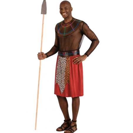 Disfraz De Massai Hombre - Disfraces de Africanos - Disfraces de Africanos para Hombres