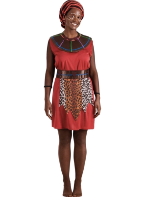 Disfraz De Massai Mujer - Disfraces de Africanos - Disfraces de Africanos para Mujer