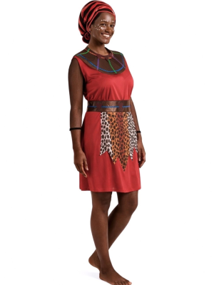 Disfraz De Massai Mujer - Disfraces de Africanos - Disfraces de Africanos para Mujer