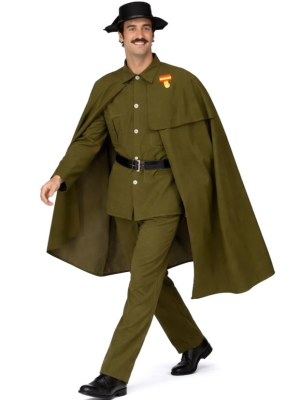 Disfraz De Guardia Civil Con Capa - Disfraces de Policias y Presos para Hombres