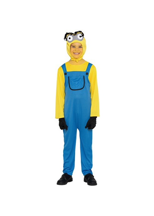 Disfraz de Minion Peto Niño - Disfraces de Los Mini Obreros Infantiles