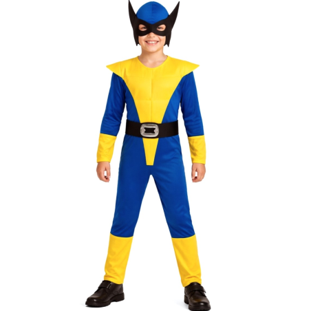 Disfraz De Lobezno Amarillo Infantil - Disfraces de Superheroes para Niños