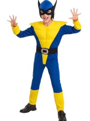 Disfraz De Lobezno Amarillo Infantil - Disfraces de Superheroes para Niños