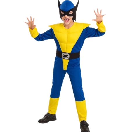 Disfraz De Lobezno Amarillo Infantil - Disfraces de Superheroes para Niños