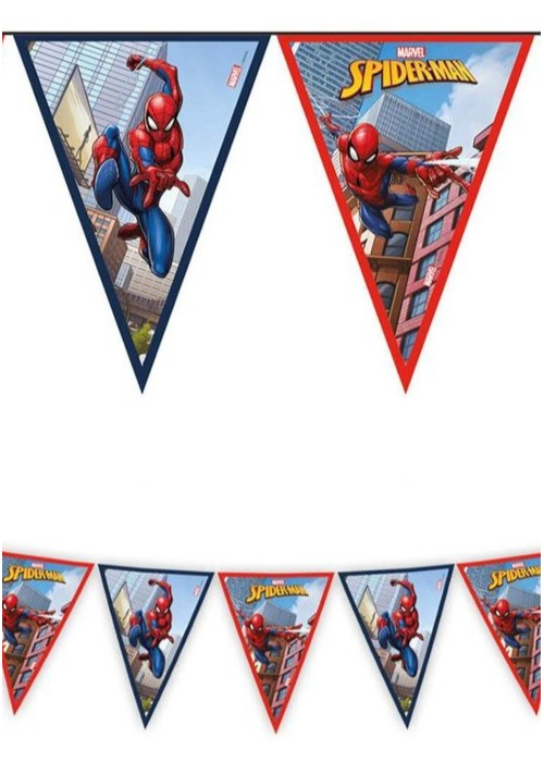 copy of Banderines Triangulares De Spiderman