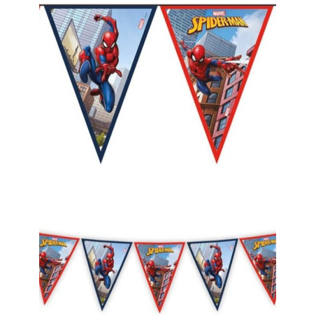 còpia de Banderines Triangulares De Spiderman