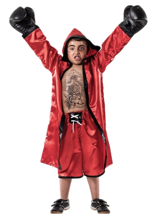 Disfraz De Boxeador Rojo infantil - Disfraces de Boxeadores - Disfraces de Deporte para Niño