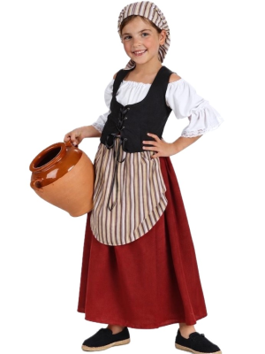 Disfraz De Mesonera Infantil - Disfraces Medievales - Disfraces Medievales para Niñas