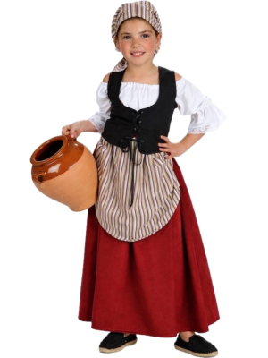 Disfraz De Mesonera Infantil - Disfraces Medievales - Disfraces Medievales para Niñas