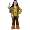 Disfraz De Hippie Verde Infantil - Disfraces Años 60-70 (Hippies) - Disfraces años 60-70 Hippies