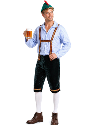 Disfraz De Tiroles Azul Hombre - Disfraces Tiroleses Oktoberfest - Disfraces de Oktoberfest