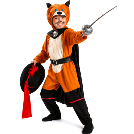 Disfraz De Gato Con Botas Infantil - Disfraces Shrek - Disfraces de Animales Infantiles