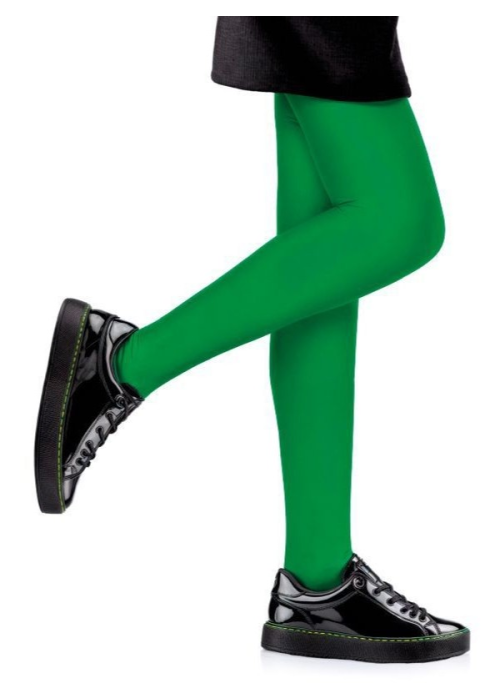 Panty Verde Oscuro Infantil - Medias y Pantys