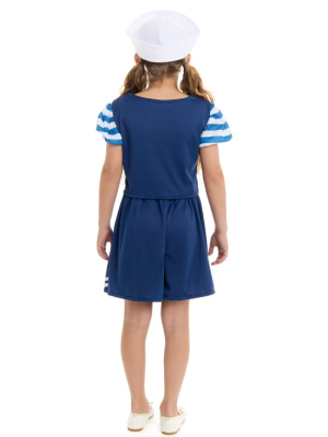 Disfraz De Marinera Azul Infantil - Disfraces de Marinera para Niña